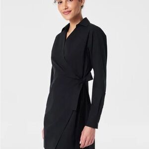 SPANX Poplin Wrap Dress